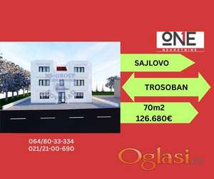 Trosoban,odlicna gradnja,Sajlovo